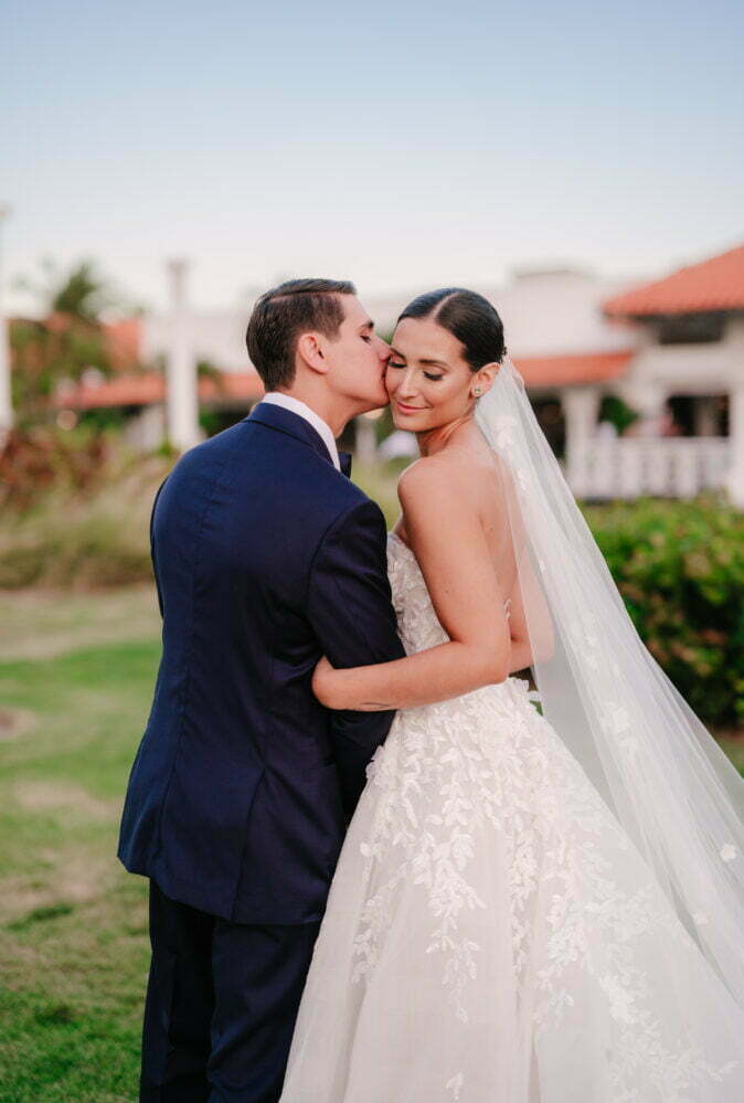 Isabel Rovira wearing Audrey gown