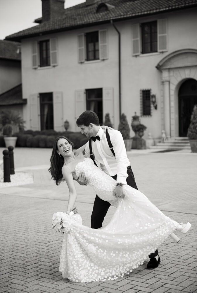 Emily Chestler wearing Karlee gown and matching veil