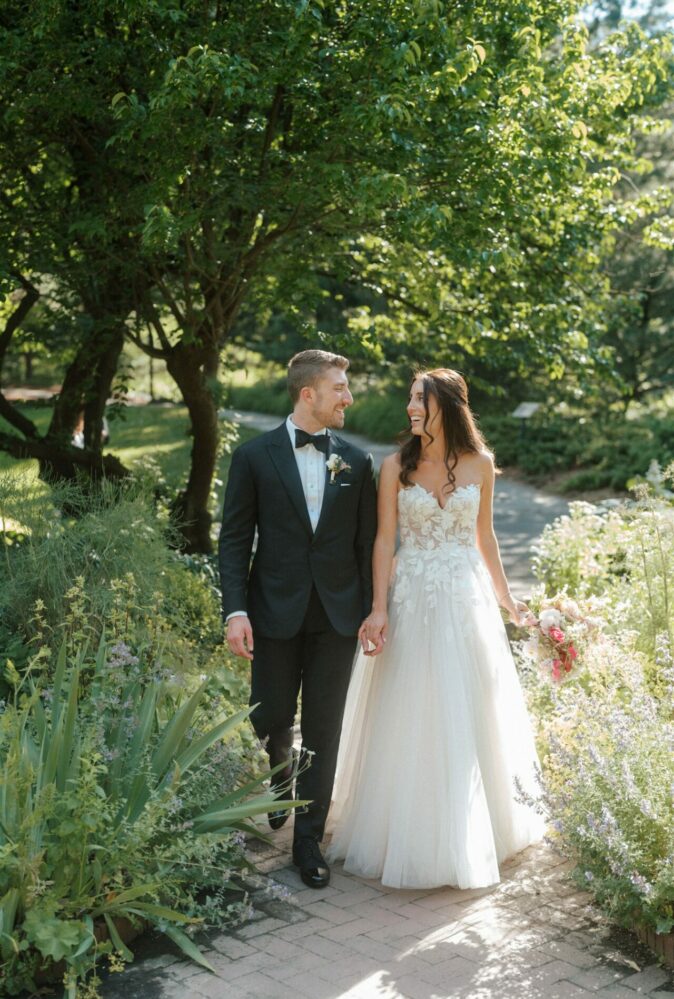 Elizabeth Shevins in Nelly gown